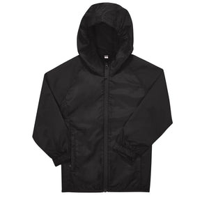 Giacca #Reset Windbreaker Bimbo nero / 5-6 - personalizzabile con logo