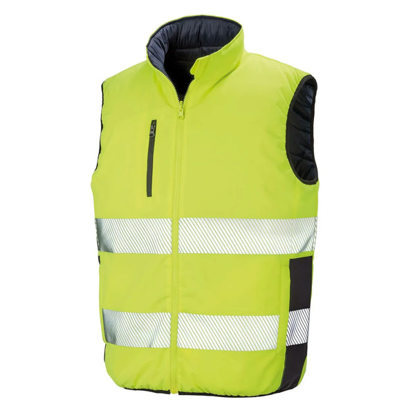 Giacca Reversible Soft Padded Safety Gilet giallo / S - personalizzabile con logo