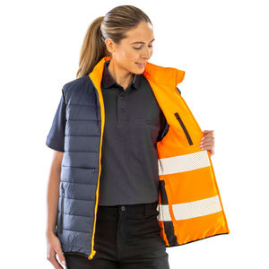 Giacca Reversible Soft Padded Safety Gilet - personalizzabile con logo