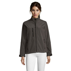 Giacca Roxy Women   340G Softeshell grigio scuro / S - personalizzabile con logo