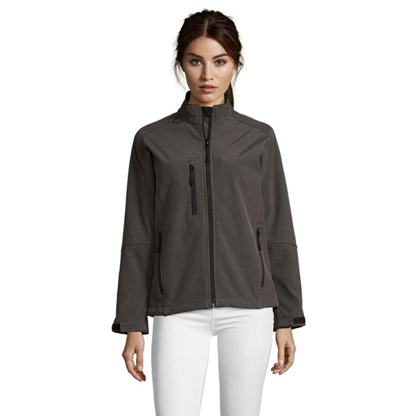 Giacca Roxy Women   340G Softeshell grigio scuro / S - personalizzabile con logo