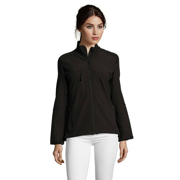 Giacca Roxy Women   340G Softeshell Nero / S - personalizzabile con logo