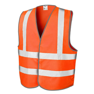 Giacca Safety High Viz Vest arancione / XXL - personalizzabile con logo