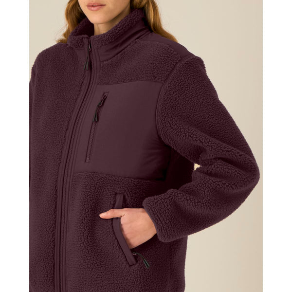 Giacca Sherpa Unisex Relaxed Brooker - personalizzabile con logo