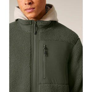 Giacca Sherpa Unisex Relaxed Brooker - personalizzabile con logo