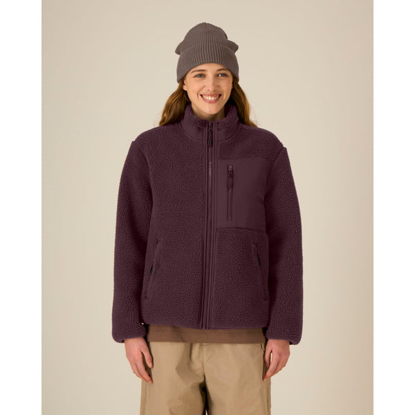Giacca Sherpa Unisex Relaxed Brooker - personalizzabile con logo