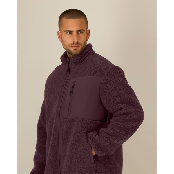 Giacca Sherpa Unisex Relaxed Brooker - personalizzabile con logo