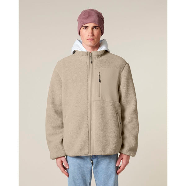 Giacca Sherpa Unisex Relaxed Brooker - personalizzabile con logo