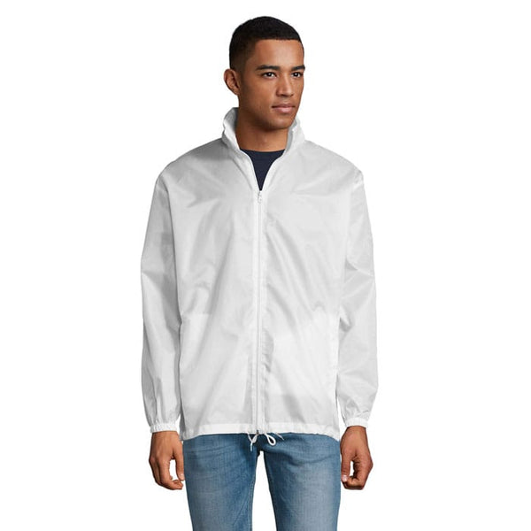 Giacca Shift-Uni Windbreaker-210G Bianco / XS - personalizzabile con logo