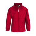 Giacca Sirocco Bimbo rosso / 3-4 - personalizzabile con logo