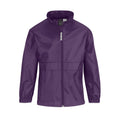 Giacca Sirocco Bimbo viola / 3-4 - personalizzabile con logo