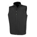 Giacca Softshell 2 Strati Stampabile Da Uomo nero / S - personalizzabile con logo
