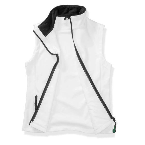 Giacca Softshell Bodywarmer Stampabile bianco / S - personalizzabile con logo