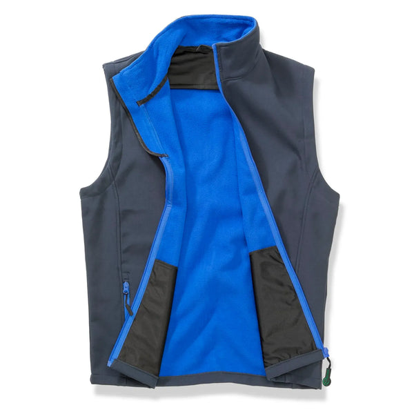 Giacca Softshell Bodywarmer Stampabile navy/royal / S - personalizzabile con logo