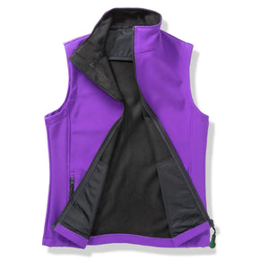 Giacca Softshell Bodywarmer Stampabile viola / S - personalizzabile con logo