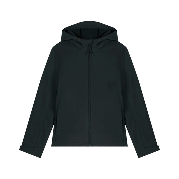 Giacca Softshell Donna Con Cappuccio Stella Discoverer nero / XS - personalizzabile con logo