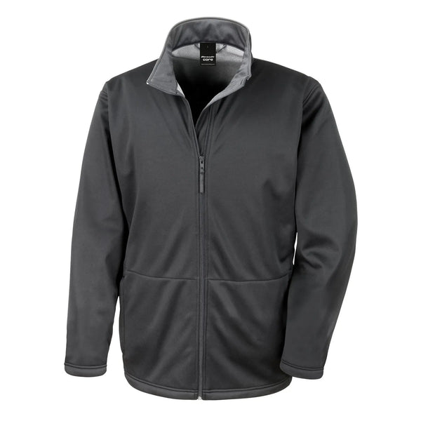 Giacca Softshell nero / XS - personalizzabile con logo
