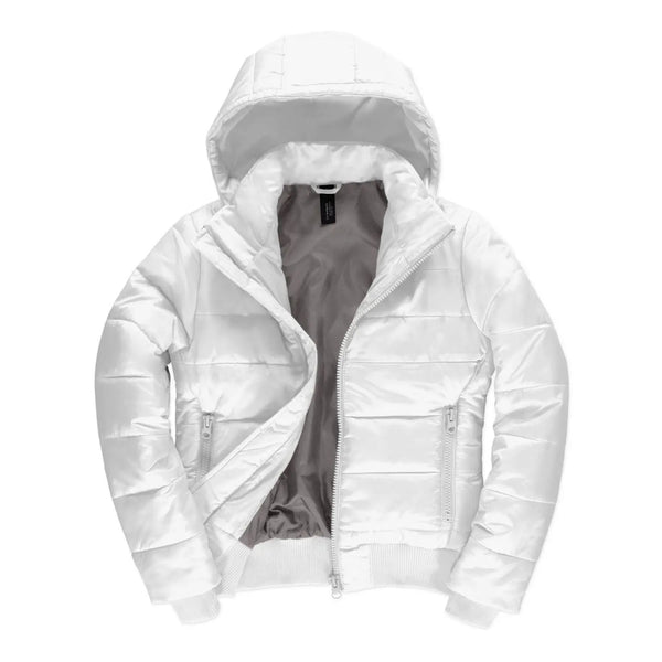 Giacca Superhood Donna bianco / XS - personalizzabile con logo