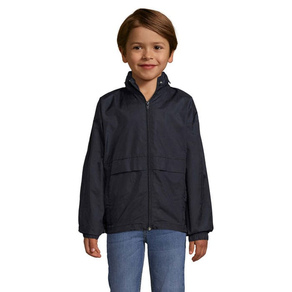 Giacca Surf Kids Windbreaker 210G Blu Navy / XL - personalizzabile con logo