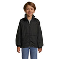 Giacca Surf Kids Windbreaker 210G Nero / 5XL - personalizzabile con logo