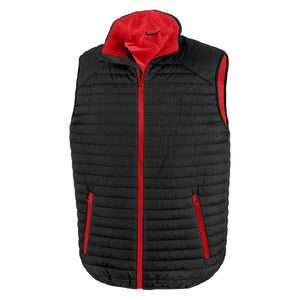 Giacca Thermoquilt Gilet black/red / XS - personalizzabile con logo
