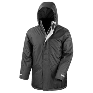 Giacca Winter Parka nero / S - personalizzabile con logo