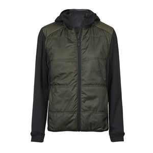 Giacca Womens' Hybrid-Stretch Hooded verde / S - personalizzabile con logo