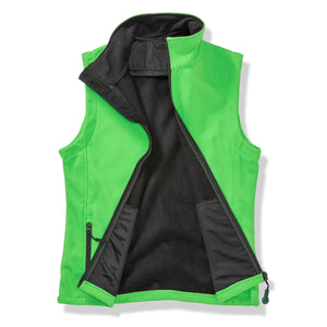 Giacca Womens Printable Softshell Bodywarmer verde / XS - personalizzabile con logo