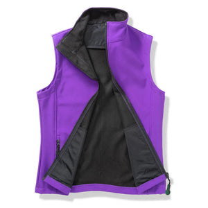 Giacca Womens Printable Softshell Bodywarmer viola / XS - personalizzabile con logo