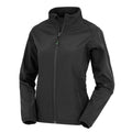Giacca Womens Recycled 2 Layer Printable Softshell nero / XS - personalizzabile con logo