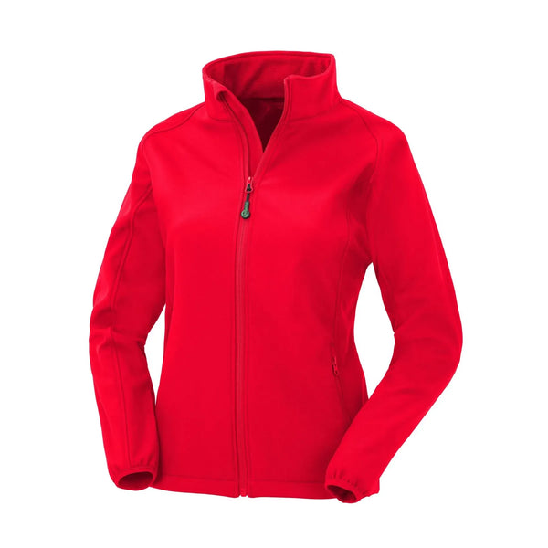 Giacca Womens Recycled 2 Layer Printable Softshell rosso / XS - personalizzabile con logo