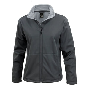 Giacca Womens Softshell nero / XS - personalizzabile con logo