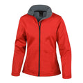 Giacca Womens Softshell rosso / XS - personalizzabile con logo