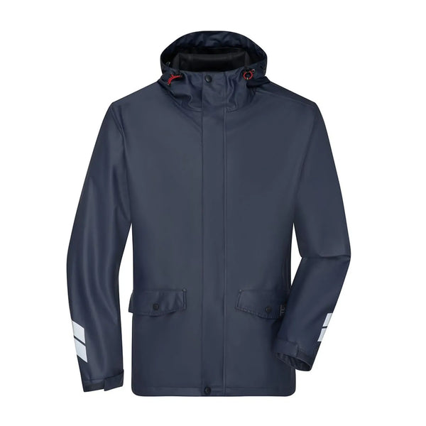 Giacca Worker Rain blu / XS - personalizzabile con logo