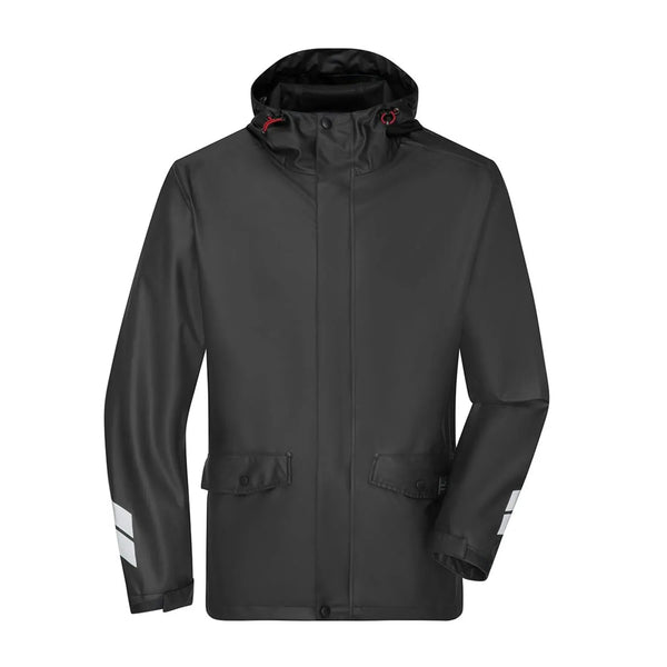 Giacca Worker Rain nero / XS - personalizzabile con logo