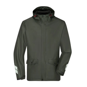 Giacca Worker Rain verde / XS - personalizzabile con logo