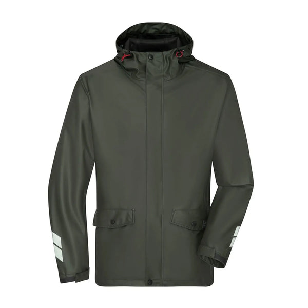 Giacca Worker Rain verde / XS - personalizzabile con logo