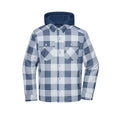 Giacca Workwear Check Shirt blu / XS - personalizzabile con logo