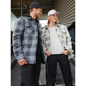 Giacca Workwear Check Shirt - personalizzabile con logo