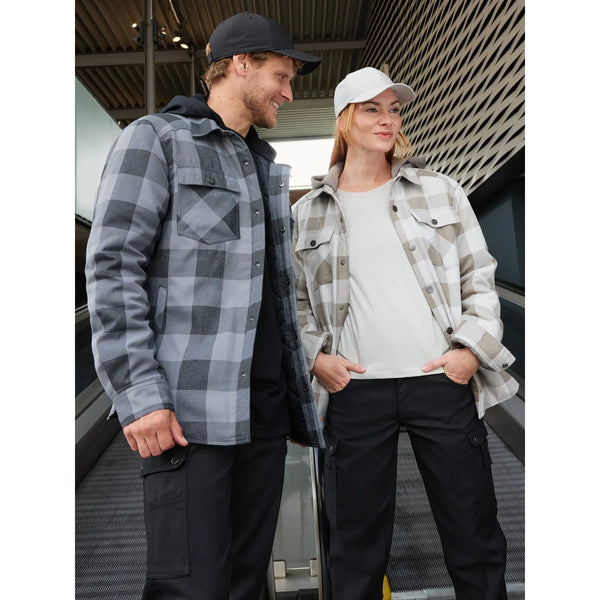 Giacca Workwear Check Shirt - personalizzabile con logo