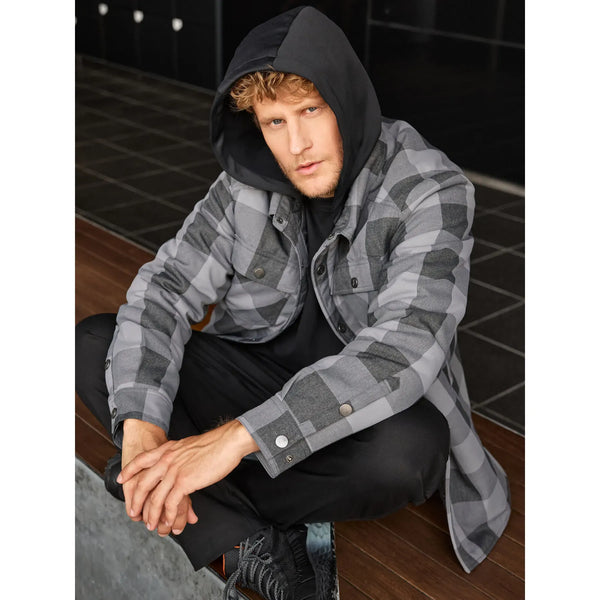 Giacca Workwear Check Shirt - personalizzabile con logo
