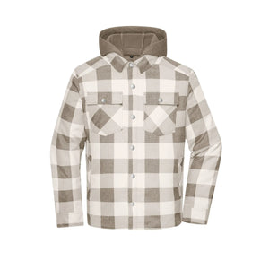 Giacca Workwear Check Shirt marrone / XS - personalizzabile con logo