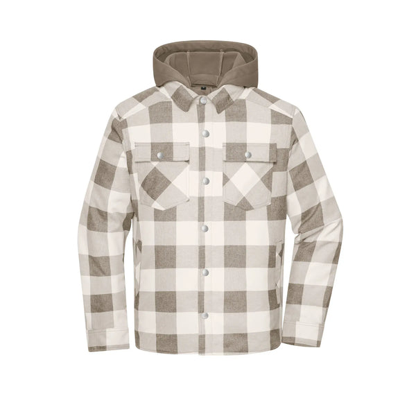 Giacca Workwear Check Shirt marrone / XS - personalizzabile con logo