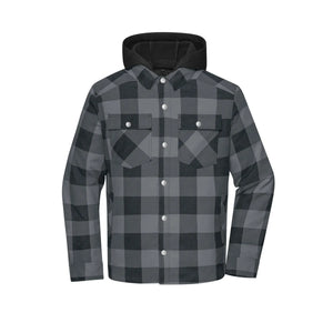 Giacca Workwear Check Shirt nero / XS - personalizzabile con logo