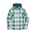 Giacca Workwear Check Shirt verde / XS - personalizzabile con logo