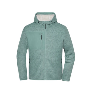 Giacca Workwear Knitted verde / XS - personalizzabile con logo