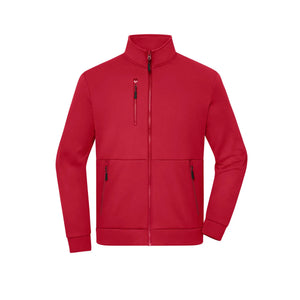 Giacca Workwear rosso / XS - personalizzabile con logo