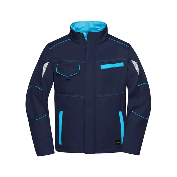 Giacca Workwear Softshell - Color blu / XS - personalizzabile con logo
