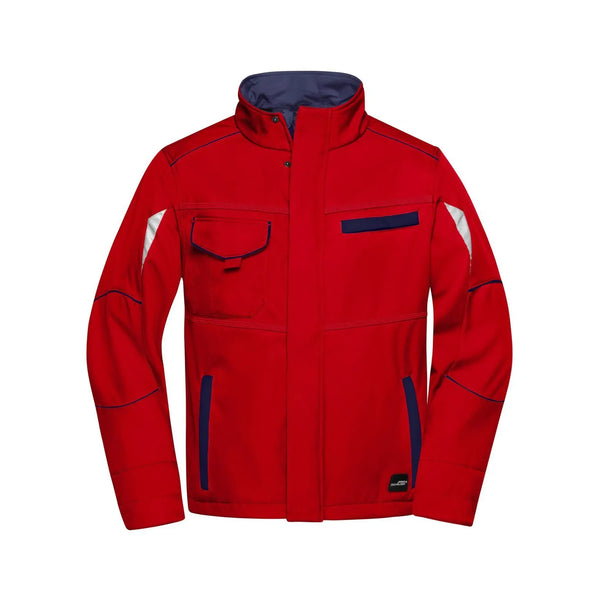 Giacca Workwear Softshell - Color rosso / XS - personalizzabile con logo