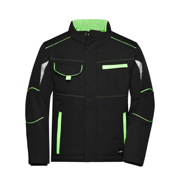 Giacca Workwear Softshell Padded - Color nero / XS - personalizzabile con logo
